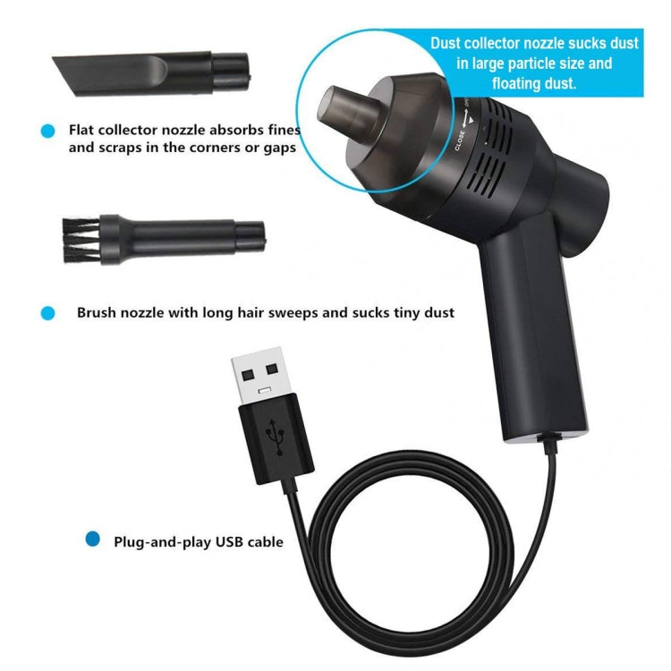 HK-6019D Aspirateur portable ménager de voiture mini USB, collecteur de poussière, outils de nettoyage, HK-6019D
