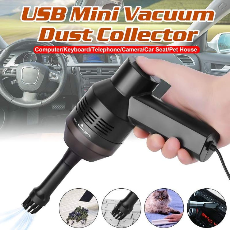 HK-6019D Aspirateur portable ménager de voiture mini USB, collecteur de poussière, outils de nettoyage, HK-6019D