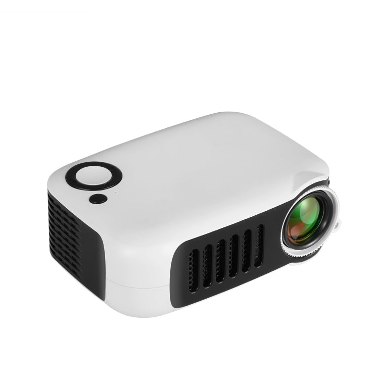 TRANSJEE A2000 Mini projecteur numérique HD Home Cinéma 320x240P 1000 lumens ANSI, Type de prise : prise australienne, Type de prise : prise australienne (blanc)