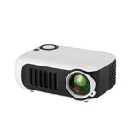 TRANSJEE A2000 Mini projecteur numérique HD Home Cinéma 320x240P 1000 lumens ANSI, Type de prise : prise australienne, Type de prise : prise australienne (blanc)