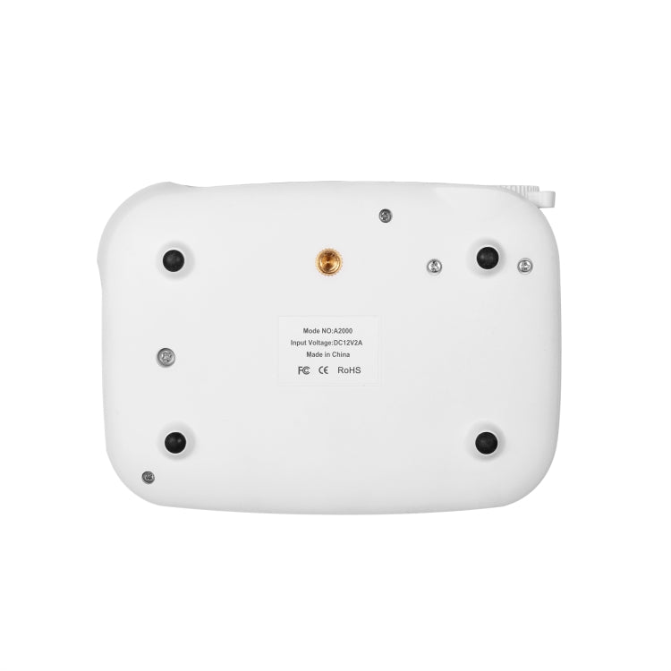 TRANSJEE A2000 Mini projecteur numérique HD Home Cinéma 320x240P 1000 lumens ANSI, Type de prise : prise australienne, Type de prise : prise australienne (blanc)