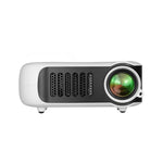 TRANSJEE A2000 Mini projecteur HD numérique de cinéma maison 320x240P 1000 lumens ANSI, Type de prise : Prise US, Type de prise : Prise US (blanc)