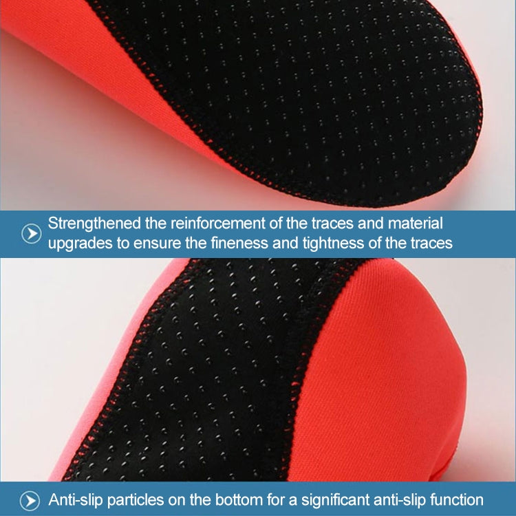Chaussures et chaussettes de plongée à semelle épaisse en tissu à texture grain plastique antidérapante, couleur unie, une paire, XXXS, XXS, XS, S, M, L, XL, XXL, XXXL