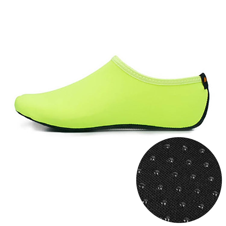 Chaussures et chaussettes de plongée à semelle épaisse en tissu à texture grain plastique antidérapante, couleur unie, une paire, XXXS, XXS, XS, S, M, L, XL, XXL, XXXL