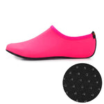 Chaussures et chaussettes de plongée à semelle épaisse en tissu à texture grain plastique antidérapante, couleur unie, une paire, XXXS, XXS, XS, S, M, L, XL, XXL, XXXL
