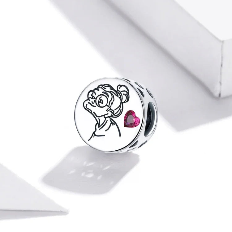 Accessoires de Bracelet Collier Bricolage Perles Fleurs Lettres Argent Sterling S925, Lettres Fleurs