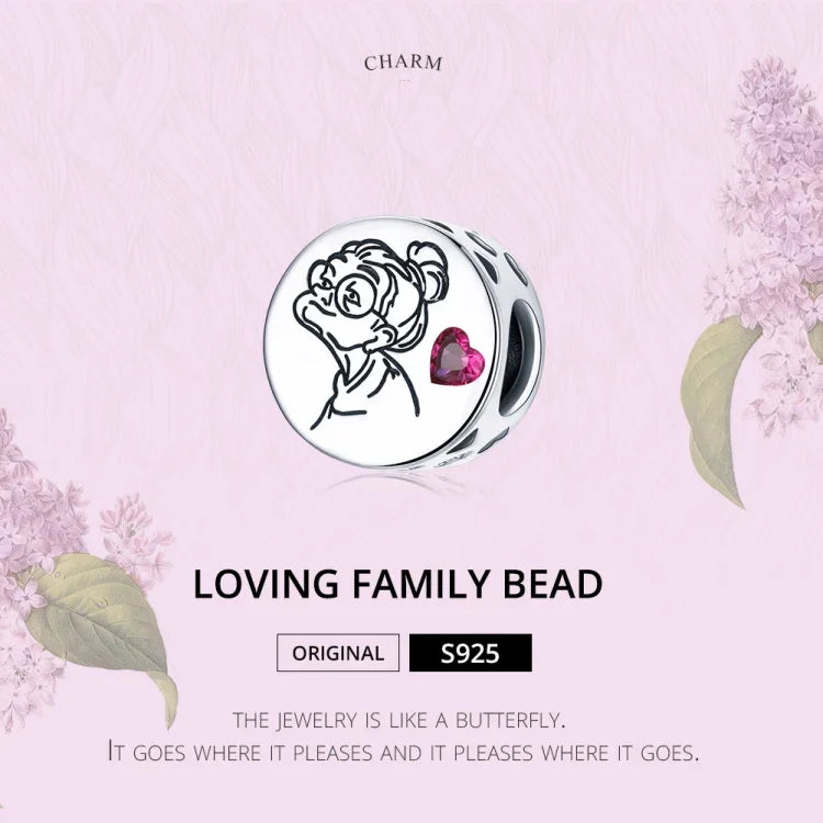Accessoires de Bracelet Collier Bricolage Perles Fleurs Lettres Argent Sterling S925, Lettres Fleurs