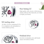 Accessoires de Bracelet Collier Bricolage Perles Fleurs Lettres Argent Sterling S925, Lettres Fleurs