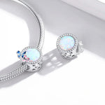 Perles à ressort papillon en argent sterling S925, accessoires de collier bracelet DIY, ressort papillon