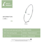 Bracelet ouvert serpent en argent sterling S925, bijoux pour femmes, serpent