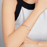 Bracelet ouvert serpent en argent sterling S925, bijoux pour femmes, serpent