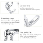 Bague Ouverte Femme Étoiles Galaxie en Argent Sterling S925, Étoiles Galaxie