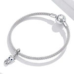 Pendentif chat mignon en argent sterling S925 pour bracelet ou collier, Chat