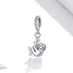 Pendentif paresseux mignon en argent sterling S925, accessoires de bracelet et de collier à faire soi-même, petit paresseux
