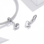 Pendentif paresseux mignon en argent sterling S925, accessoires de bracelet et de collier à faire soi-même, petit paresseux