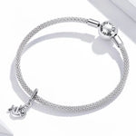 Pendentif paresseux mignon en argent sterling S925, accessoires de bracelet et de collier à faire soi-même, petit paresseux