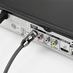 Câble audio optique numérique EMK OD1.0mm Toslink 3,5mm vers Mini Toslink, 1m, 1,5m, 2m, 3m, 5m