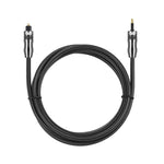 Câble audio optique numérique EMK OD1.0mm Toslink 3,5mm vers Mini Toslink, 1m, 1,5m, 2m, 3m, 5m