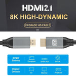 Câble HD dynamique HDMI2.1 8K 120Hz, 120Hz 50cm, 120Hz 1,5m, 120Hz 2m, 120Hz 3m, 120Hz 5m