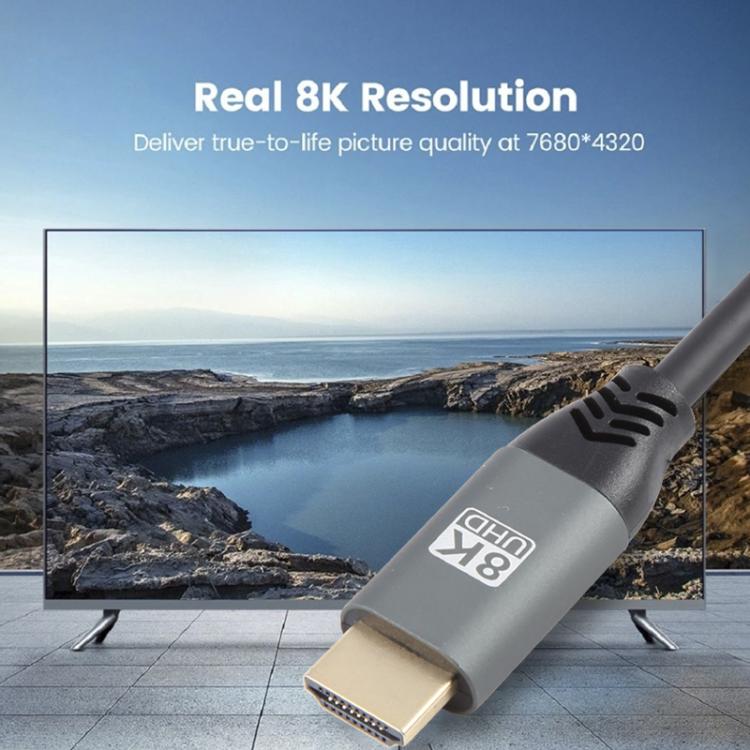 Câble HD dynamique HDMI2.1 8K 120Hz, 120Hz 50cm, 120Hz 1,5m, 120Hz 2m, 120Hz 3m, 120Hz 5m