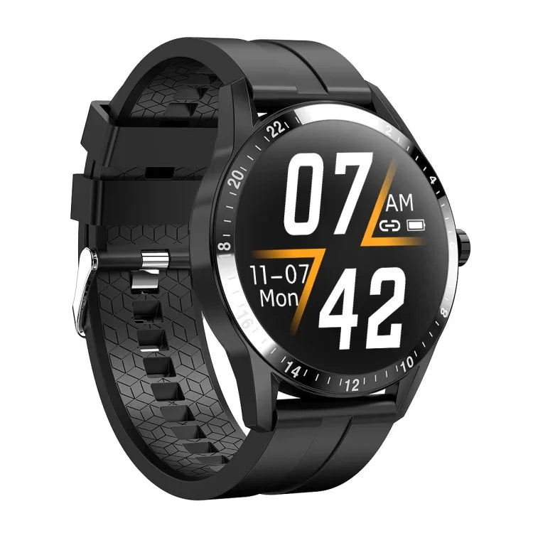 Montre intelligente étanche G20 1.3 pouces IPS couleur, supporte la surveillance de l'oxygène sanguin / du sommeil / de la fréquence cardiaque, style : bracelet en silicone, style : bracelet en silicone