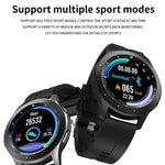 Bracelet connecté W68 avec écran tactile de 1,54 pouce, étanche IP67, compatible avec la surveillance de l'oxygène sanguin, les appels Bluetooth et le suivi de la fréquence cardiaque. Style : bracelet en acier.