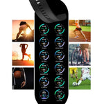 Bracelet connecté W68 avec écran tactile de 1,54 pouce, étanche IP67, compatible avec la surveillance de l'oxygène sanguin, les appels Bluetooth et le suivi de la fréquence cardiaque. Style : bracelet en acier.