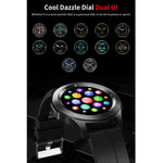 Bracelet connecté W68 avec écran tactile de 1,54 pouce, étanche IP67, compatible avec la surveillance de l'oxygène sanguin, les appels Bluetooth et le suivi de la fréquence cardiaque. Style : bracelet en acier.