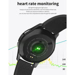 Bracelet connecté W68 avec écran tactile de 1,54 pouce, étanche IP67, compatible avec la surveillance de l'oxygène sanguin, les appels Bluetooth et le suivi de la fréquence cardiaque. Style : bracelet en acier.