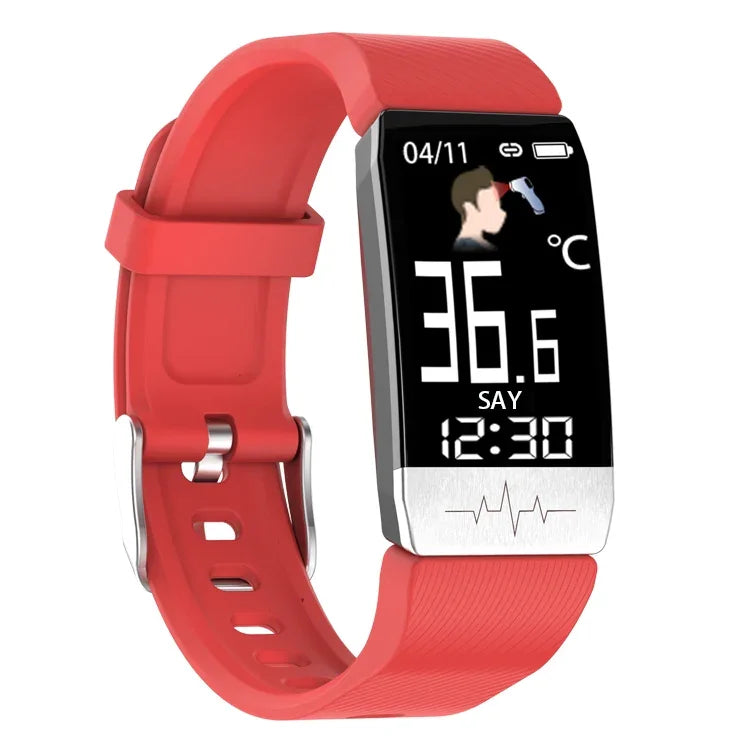 T1S 1.14 inch Screen IP67 Waterproof Smart Bracelet, Support Blood Oxygen Monitoring / Body Temperature Monitoring / Heart Rate Monitoring