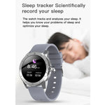 Montre connectée MX12 avec écran couleur IPS de 1,3 pouce, étanche IP68, prend en charge les appels Bluetooth / la surveillance du sommeil / la surveillance de la fréquence cardiaque, bracelet en acier