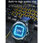 Montre connectée MX12 avec écran couleur IPS de 1,3 pouce, étanche IP68, prend en charge les appels Bluetooth / la surveillance du sommeil / la surveillance de la fréquence cardiaque, bracelet en acier