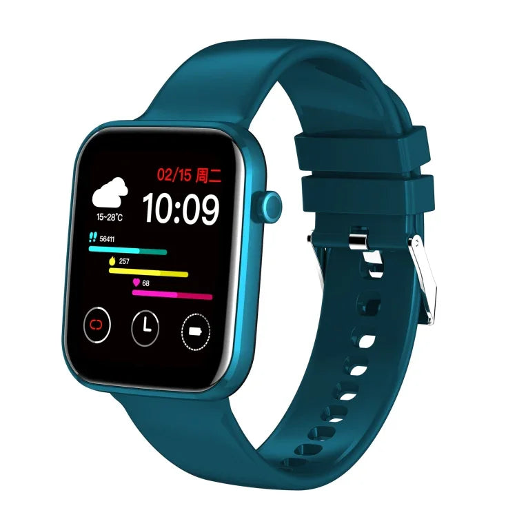 Montre connectée Z15 avec écran tactile de 1,69 pouce, étanche IP67, compatible avec le suivi de la pression artérielle, du sommeil et de la fréquence cardiaque.