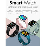 Montre connectée Z15 avec écran tactile de 1,69 pouce, étanche IP67, compatible avec le suivi de la pression artérielle, du sommeil et de la fréquence cardiaque.