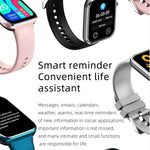 Montre connectée Z15 avec écran tactile de 1,69 pouce, étanche IP67, compatible avec le suivi de la pression artérielle, du sommeil et de la fréquence cardiaque.