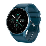 Montre connectée ZL02 avec écran tactile de 1,28 pouce, étanche IP67, prenant en charge la surveillance de la pression artérielle, du sommeil et de la fréquence cardiaque.