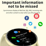 Montre connectée ZL02 avec écran tactile de 1,28 pouce, étanche IP67, prenant en charge la surveillance de la pression artérielle, du sommeil et de la fréquence cardiaque.