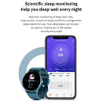 Montre connectée ZL02 avec écran tactile de 1,28 pouce, étanche IP67, prenant en charge la surveillance de la pression artérielle, du sommeil et de la fréquence cardiaque.
