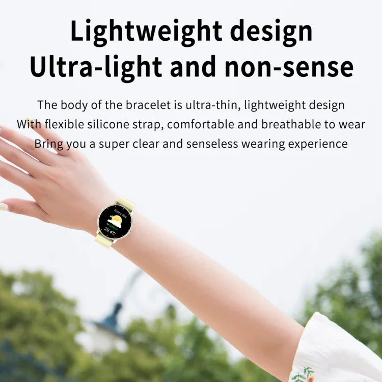 Montre connectée ZL02 avec écran tactile de 1,28 pouce, étanche IP67, prenant en charge la surveillance de la pression artérielle, du sommeil et de la fréquence cardiaque.