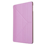 For iPad 10.2 inch Silk Texture Horizontal Deformation Flip Leather Case with Holder