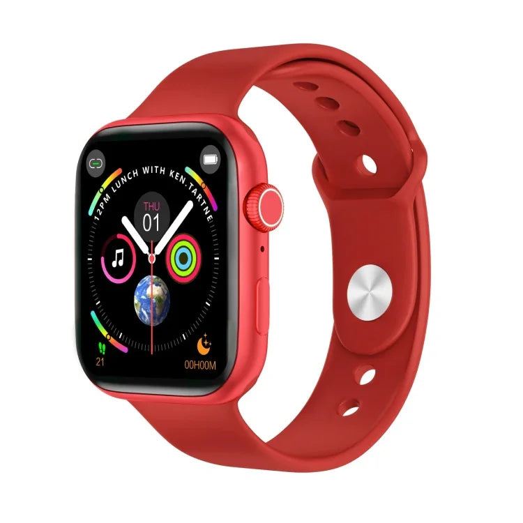 Montre connectée DW35PRO avec écran couleur de 1,75 pouce, étanche IPX7, compatible Bluetooth (répondre/rejeter les appels), suivi du sommeil et de la fréquence cardiaque, bracelet en silicone.