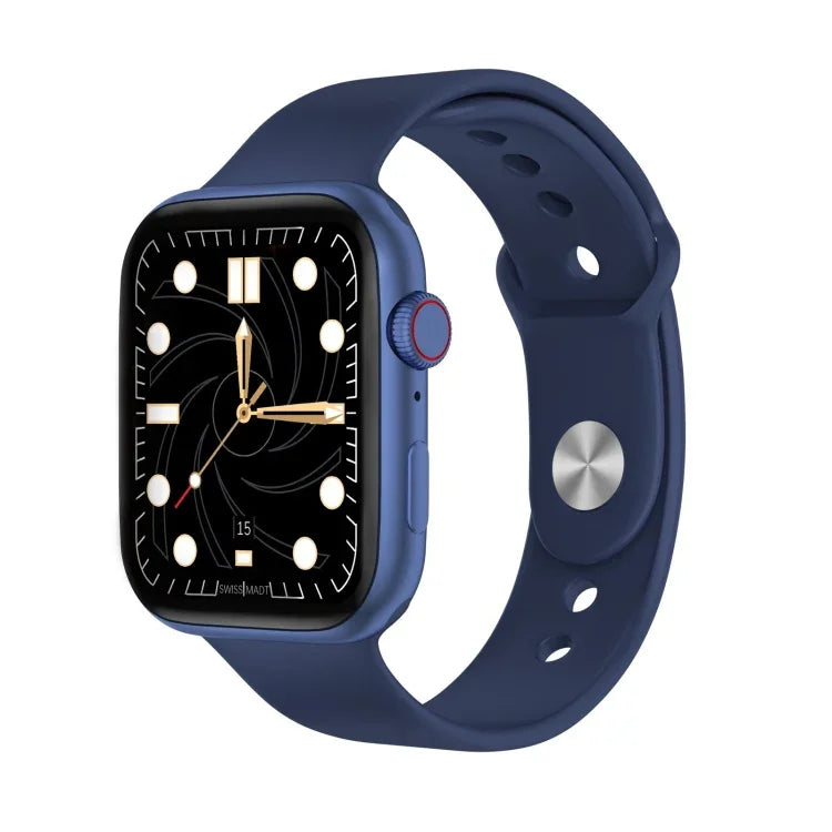 Montre connectée DW35PRO avec écran couleur de 1,75 pouce, étanche IPX7, compatible Bluetooth (répondre/rejeter les appels), suivi du sommeil et de la fréquence cardiaque, bracelet en silicone.