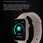 Montre connectée DW35PRO avec écran couleur de 1,75 pouce, étanche IPX7, compatible Bluetooth (répondre/rejeter les appels), suivi du sommeil et de la fréquence cardiaque, bracelet en silicone.