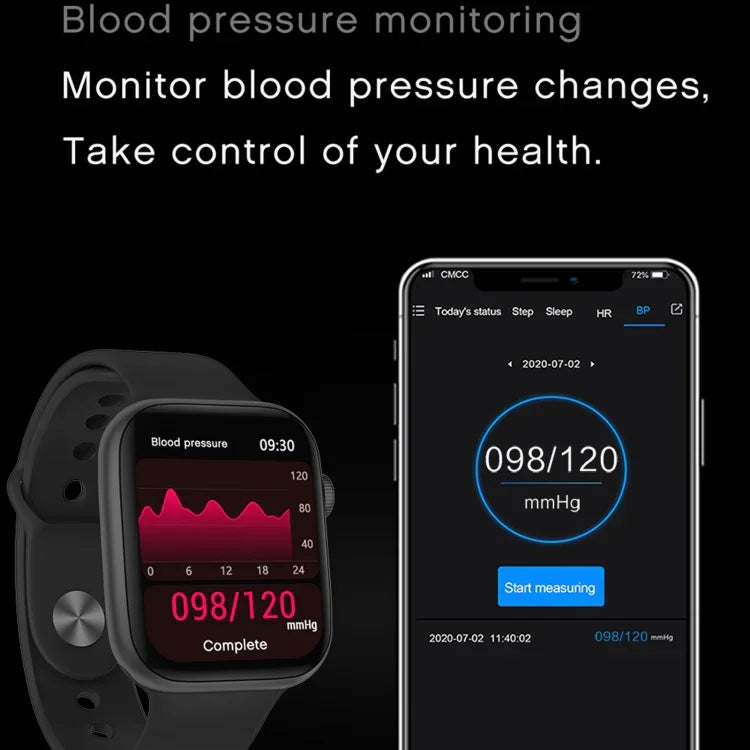 Montre connectée DW35PRO avec écran couleur de 1,75 pouce, étanche IPX7, compatible Bluetooth (répondre/rejeter les appels), suivi du sommeil et de la fréquence cardiaque, bracelet en silicone.