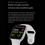Montre connectée DW35PRO avec écran couleur de 1,75 pouce, étanche IPX7, compatible Bluetooth (répondre/rejeter les appels), suivi du sommeil et de la fréquence cardiaque, bracelet en silicone.