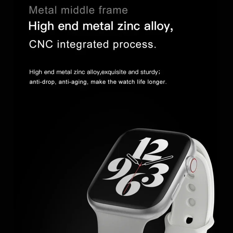 Montre connectée DW35PRO avec écran couleur de 1,75 pouce, étanche IPX7, compatible Bluetooth (répondre/rejeter les appels), suivi du sommeil et de la fréquence cardiaque, bracelet en silicone.