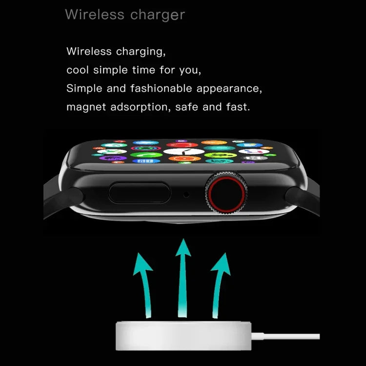 Montre connectée DW35PRO avec écran couleur de 1,75 pouce, étanche IPX7, compatible Bluetooth (répondre/rejeter les appels), suivi du sommeil et de la fréquence cardiaque, bracelet en silicone.