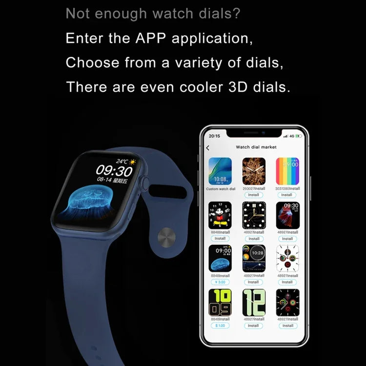 Montre connectée DW35PRO avec écran couleur de 1,75 pouce, étanche IPX7, compatible Bluetooth (répondre/rejeter les appels), suivi du sommeil et de la fréquence cardiaque, bracelet en acier.