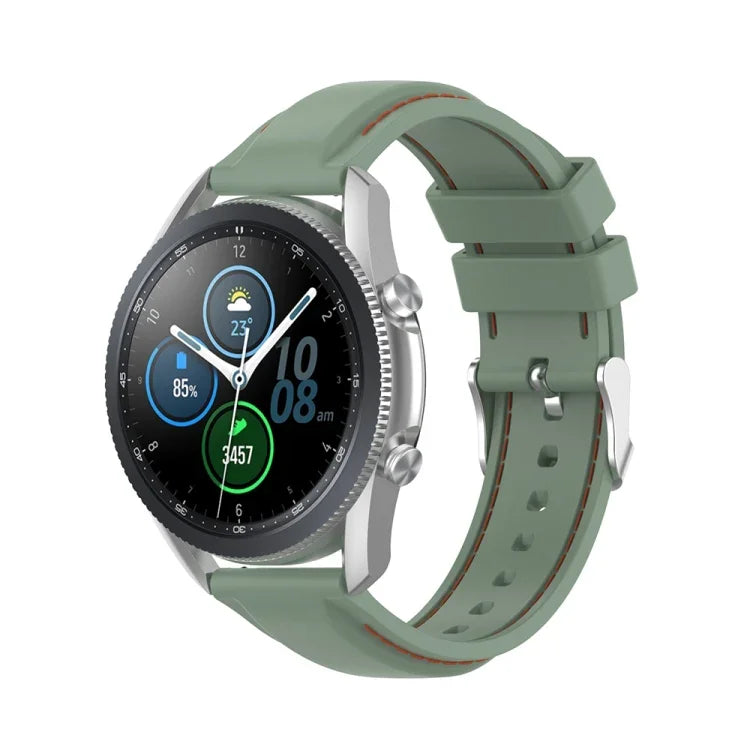 Bracelet de rechange en silicone de 22mm, Pour Samsung Galaxy Watch 3 45mm / Gear S3