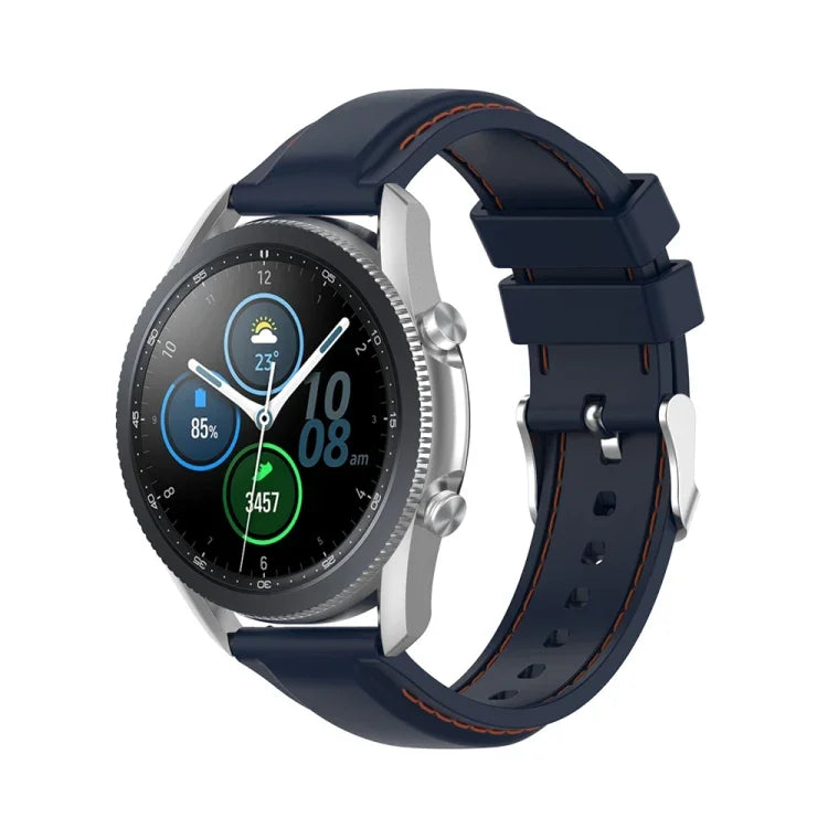 Bracelet de rechange en silicone de 22mm, Pour Samsung Galaxy Watch 3 45mm / Gear S3